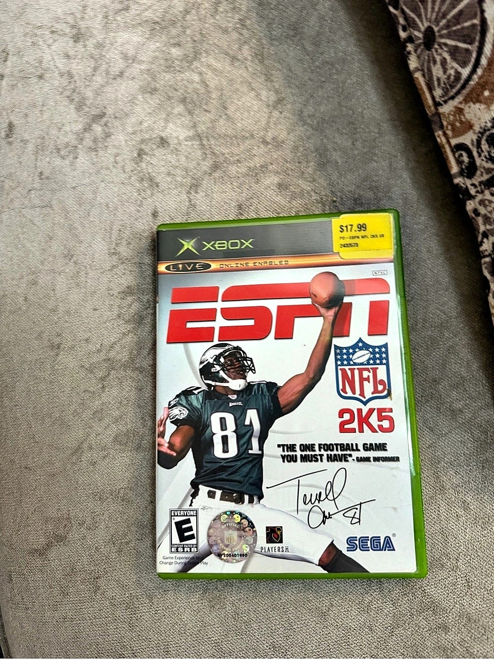 ESPN NFL 2K5 Xbox Video Game